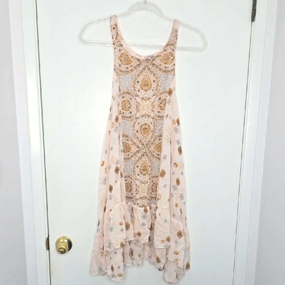 FFree People Annka Tea Combo Halter Sundress